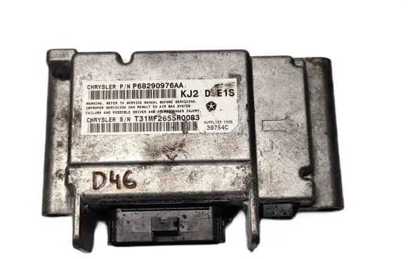 Jeep Cherokee Airbag control unit/module P68290976AA T31MF2655R0083 39754C