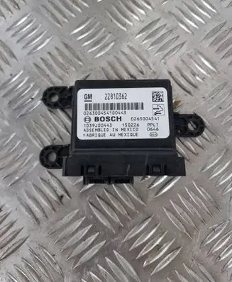 Opel Astra J Parking PDC control unit/module 22810362