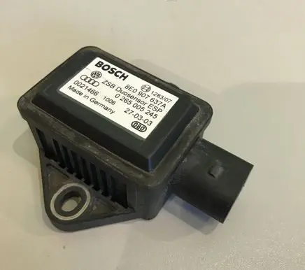 Audi A4 S4 B6 8E 8H ESP acceleration yaw rate sensor 8E0907637A 0265005245 0021466
