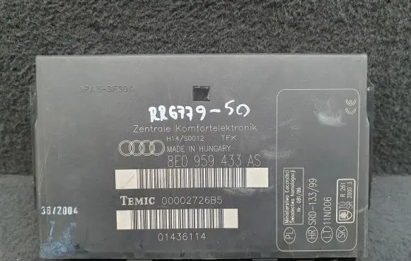 Audi A4 S4 B7 8E 8H Comfort/convenience module 8E0959433AS