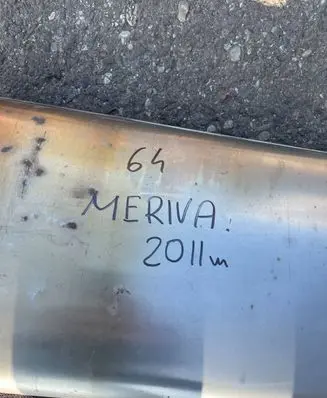 Opel Meriva B Rear muffler/silencer tail pipe 13267054 763340211