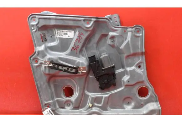 Front door window regulator with motor