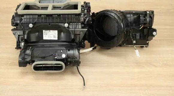 Interior heater climate box assembly