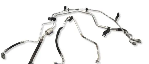 Peugeot 207 Air conditioning (A/C) pipe/hose 9655448680