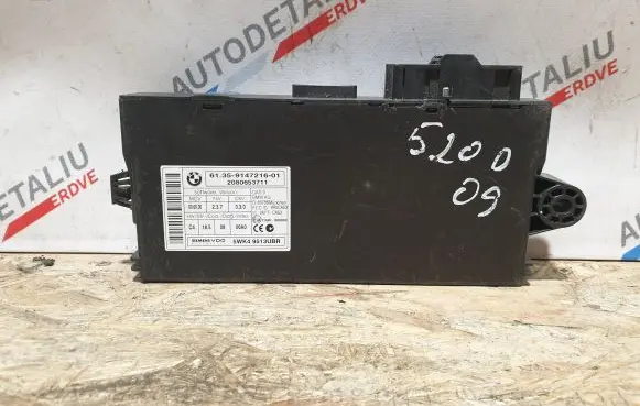 BMW 5 E60 E61 CAS control unit/module 9147216 9395657