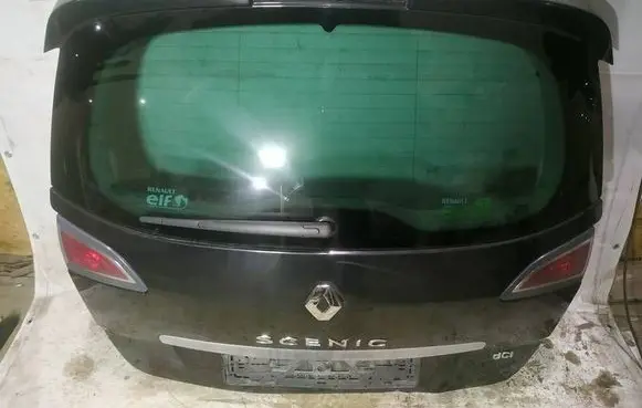 Renault Scenic III - Grand scenic III Tailgate/trunk/boot lid juodas