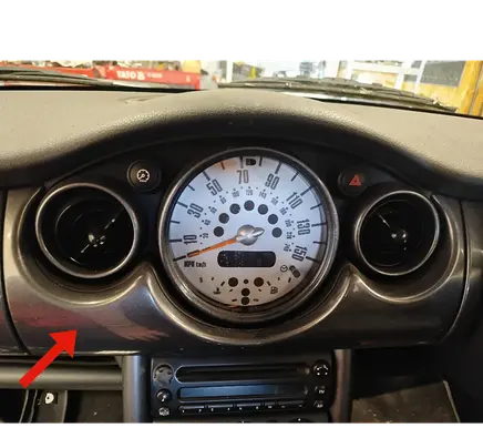 Mini One - Cooper R50 - 53 Dashboard trim 391100133C 8436010