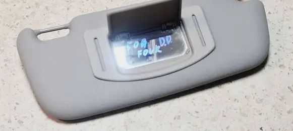 Smart ForFour I Sun visor