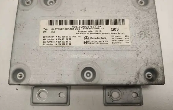 Mercedes-Benz S W221 Head unit multimedia control A1729009302