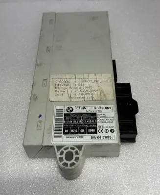 BMW 5 E60 E61 CAS control unit/module 6943854 5WK47995 2911ACAS2