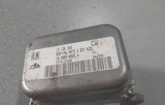 Opel Zafira B ESP acceleration yaw rate sensor 13130348 7Z7472308E 10098505034