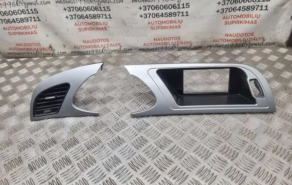Audi A4 S4 B8 8K Radio/GPS head unit trim 8K1857186D 8K1820901J