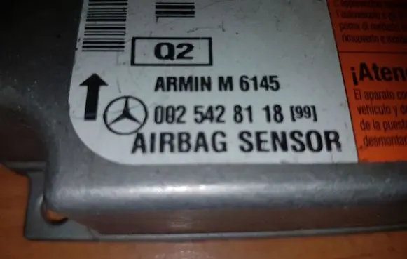 Mercedes-Benz ML W163 Airbag control unit/module 0025428118