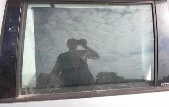 Peugeot 807 Rear door window glass