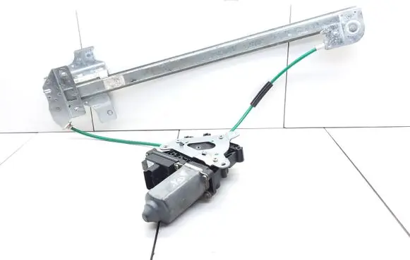 Sliding door window regulator with motor