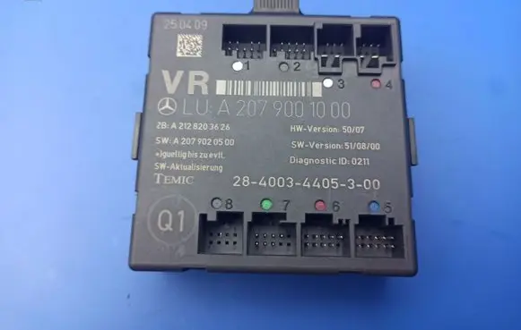 Mercedes-Benz E C207 W207 Door control unit/module A2079001000 A2128203626 A2079020500