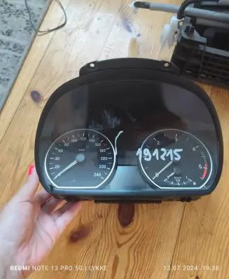 BMW 1 E81 E87 Speedometer (instrument cluster) 9187046 102495293