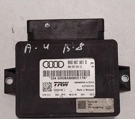 Audi A4 S4 B8 8K Hand brake control module 32620146A A2C53281093 8K0907801D
