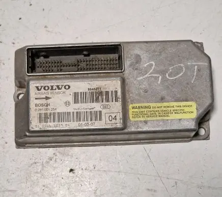 Volvo S60 Airbag control unit/module 0285001254 010066103904 8645271