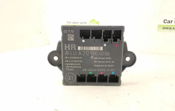 Mercedes-Benz E W212 Door control unit/module DALISID3145 2129004006 2129004206