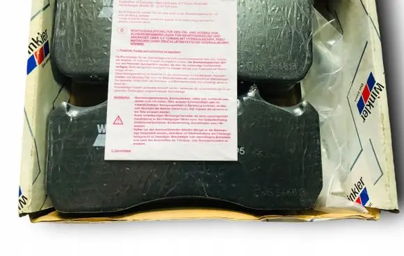 Volvo S60 Brake pads (rear) WVA29173
