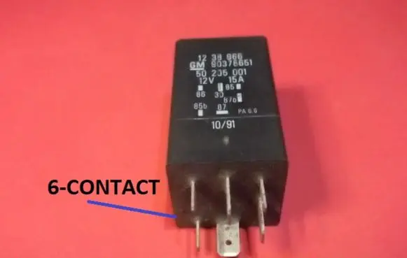 Opel Omega A Fuel pump relay 90378651 1238966
