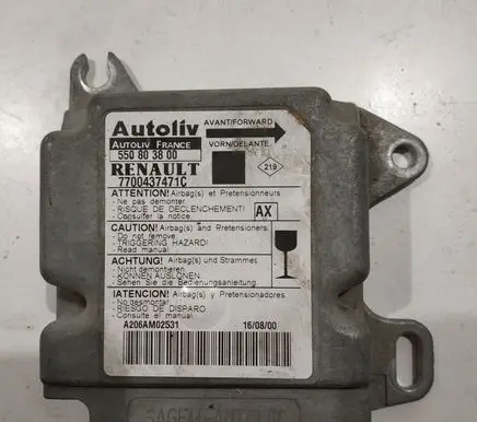 Renault Scenic I Airbag control unit/module 550803800 7700437471C