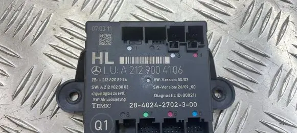 Mercedes-Benz E W212 Door control unit/module A2129004106
