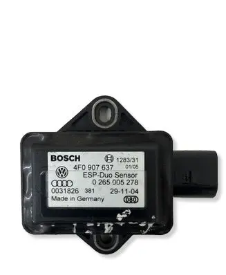 Audi A6 S6 C6 4F ESP acceleration yaw rate sensor 4F0907637 0031826 0265005278