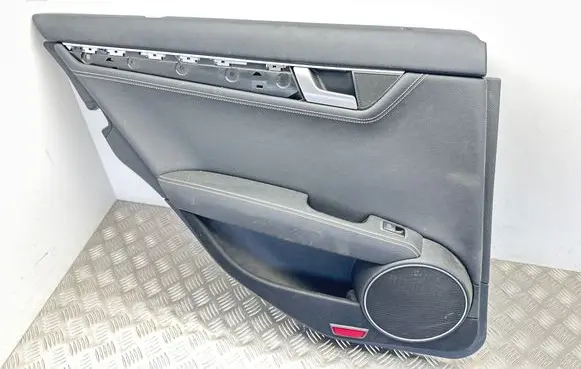 Mercedes-Benz C W204 Rear door card panel trim A2044406135 0000911448 201205041190