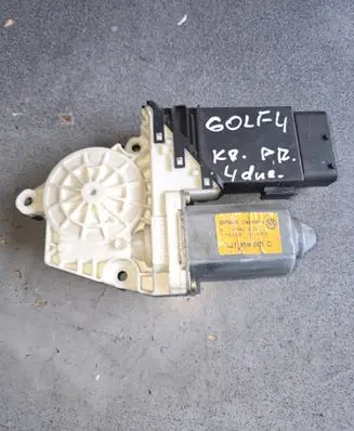 Volkswagen Golf IV Front door window regulator motor 1J1959801C 101422202