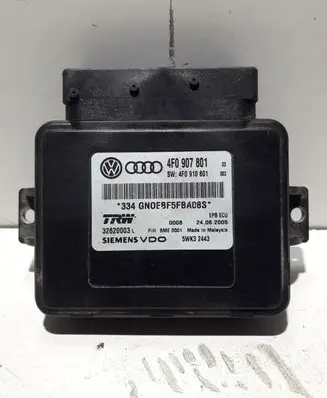 Audi A6 S6 C6 4F Hand brake control module 4F0907801