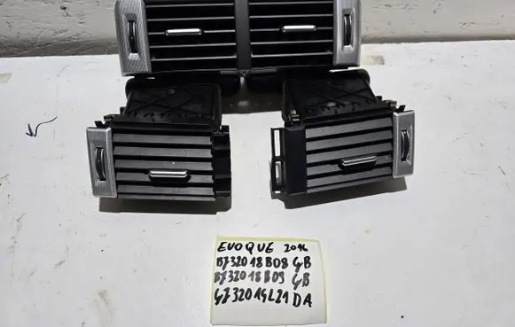 Dashboard air vent grill cover trim