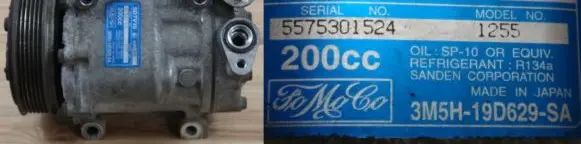 Ford Focus Air conditioning (A/C) compressor (pump) 3244766