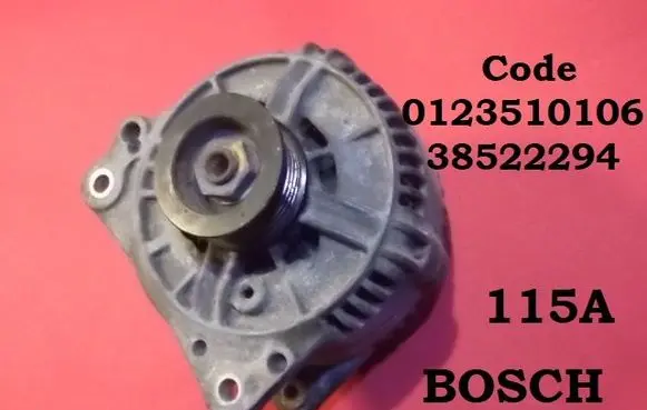 Chrysler Voyager Generator/alternator 0123510106 38522294