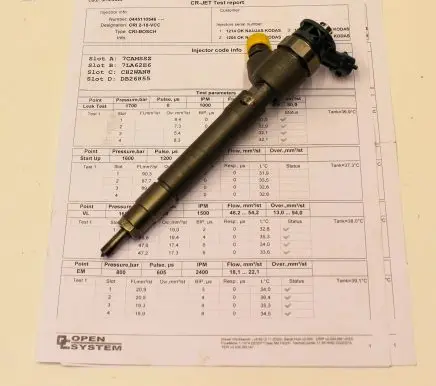 Nissan X-Trail T32 Fuel injector HMLGT1205R 0445110546