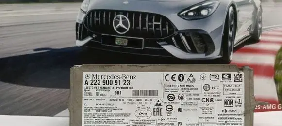Mercedes-Benz S W223 Navigation unit CD/DVD player A2239009123