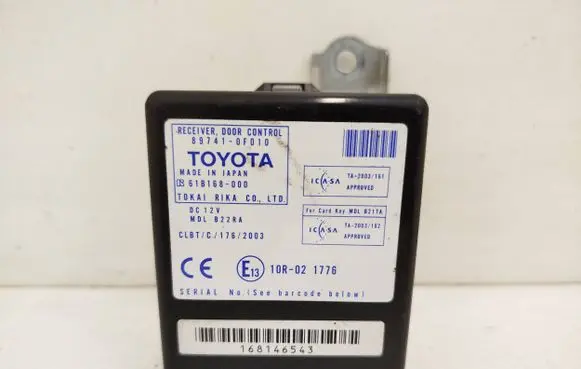 Toyota Corolla Verso E121 Door control unit/module 897410F010 61B168000