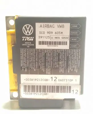 Volkswagen PASSAT B6 Airbag control unit/module 3C0909605M 391125 11H031S2522