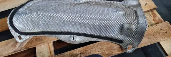 Audi A6 S6 C8 4K Heat shield in engine bay 4K0825725B