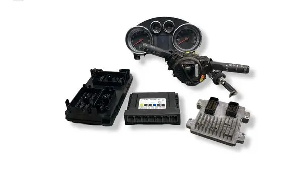 Opel Astra J Engine ECU kit and lock set 12654172 12642927 86ABJT53217014K