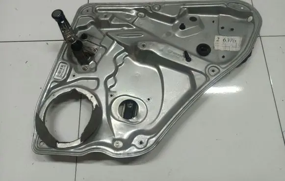 Sliding door window regulator with motor