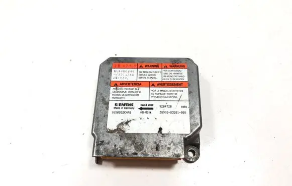 Opel Agila A Airbag control unit/module 3891083E11000 9204720 98S0002KHA8