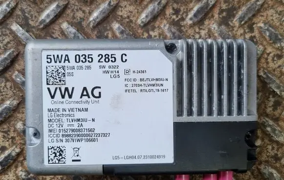 Audi Q3 F3 Phone control unit/module 5WA035285C