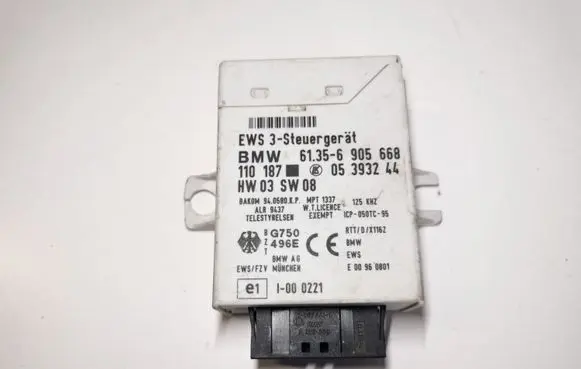 BMW 3 E46 Immobilizer control unit/module 6905668 05393244