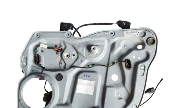 Volkswagen Touran I Front window lifting mechanism without motor 1T1837730AE