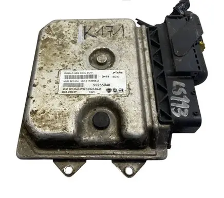 Fiat Doblo Engine control unit/module 55255948 BC0118966A B88D8N4P