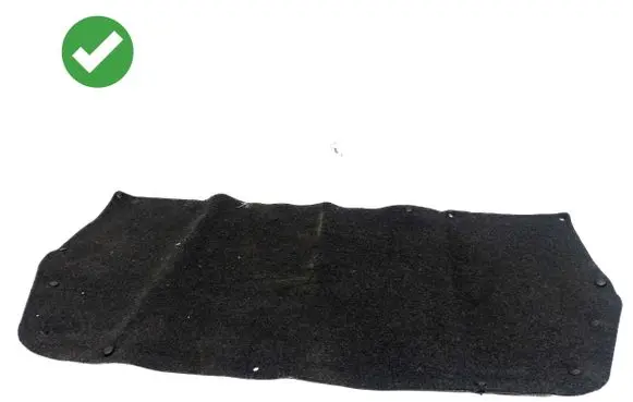BMW 5 F10 F11 Rear floor carpet liner 7248486 724848603 14606311