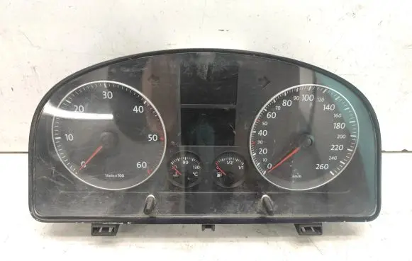 Volkswagen Touran I Speedometer (instrument cluster) 1T0920860A 110080217002