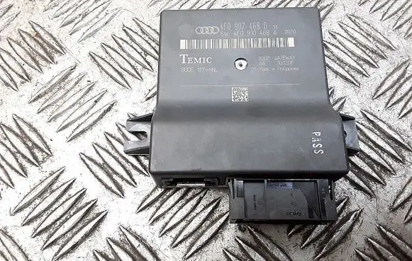 Audi A6 S6 C6 4F Gateway control module 4f0907468d 4f0910468a